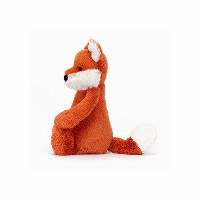 Jellycat Bashful Fox Cub USA | 10648TPQL